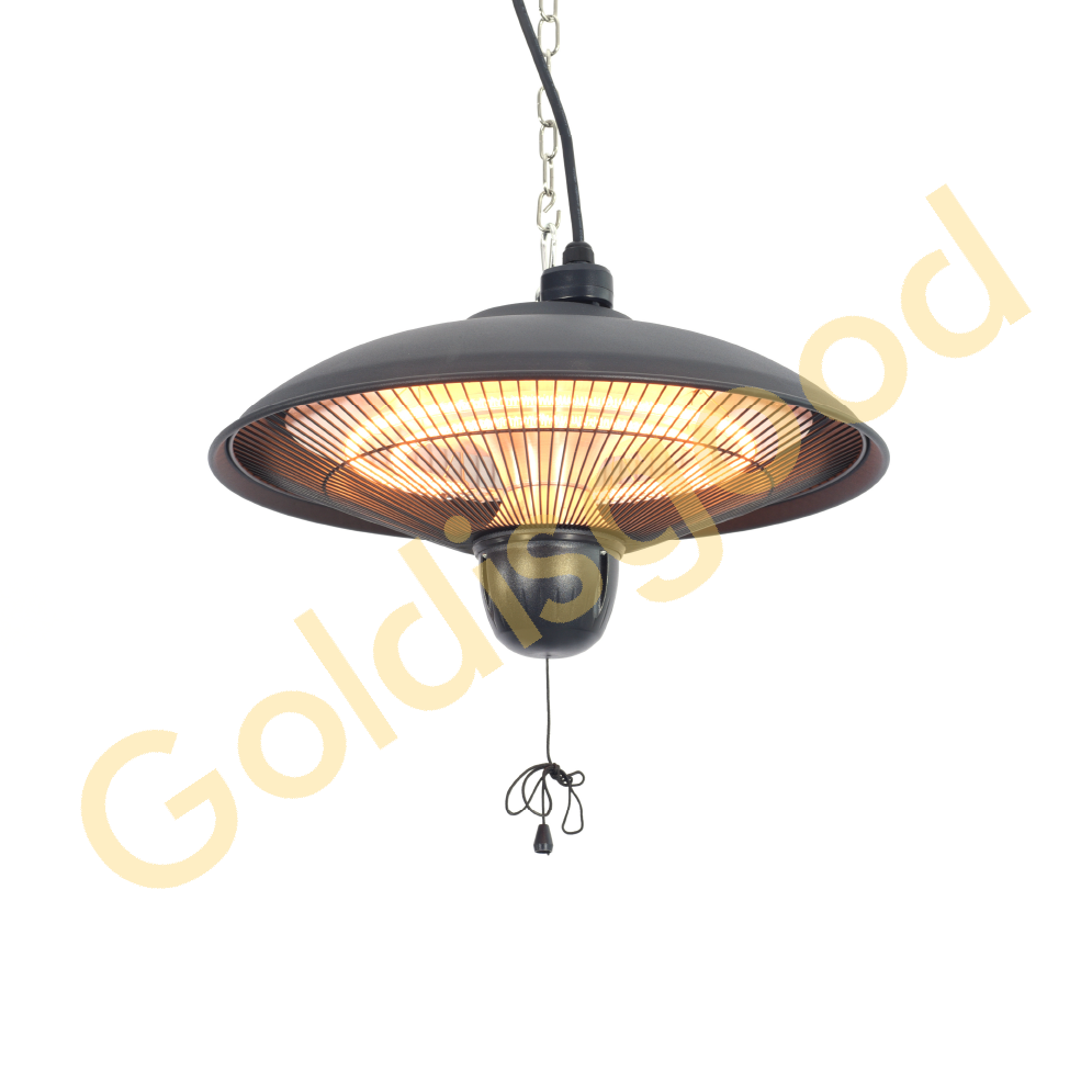 Recessed infrared ceiling heater